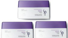 Pachet 3 x Masca Reparatoare pentru Par Degradat - Wella SP Repair Mask 200 ml
