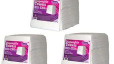 Pachet 3 x Prosoape de unica folosinta - Beautyfor Disposable Towles BIO-EKO, 50cm x 40cm, 100 buc