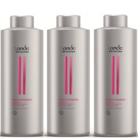 Pachet 3 x Sampon pentru Par Vopsit - Londa Professional Color Radiance Shampoo 1000 ml - 1