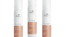 Pachet 3 x Tratament de Reparare pentru Par Deteriorat cu Aminoacizi - Wella Professionals Fusion Amino Refiller, 70 ml