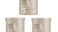 Pachet 3 x Tratament Reconstructiv cu Keratina  - Londa Professional Fiber Infusion In-Salon Keratin Reconstructive Treatment, 750 ml