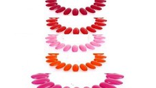 Pachet Clarissa Gel UV/ Led Color - Brandy, Diana, Gerbera, Neon Fucsia si Rosso Cardinale, 5x 10 g