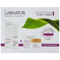 Pachet Cosmetic pentru Lifting si Fermitate - LabNatur Anti-Aging Lifting + Firming: Crema 50 ml, Serum 30 ml, Balsam Buze 15 ml - 1