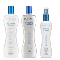 Pachet Hidratant - Biosilk Farouk Hydrating Therapy: Sampon 355 ml, Balsam 355 ml, Spray Leave-In 207 ml - 1