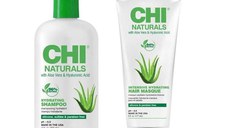 Pachet Hidratant cu Aloe Vera si Acid Hialuronic - CHI Naturals Hydrating: Sampon 355 ml, Masca 177 ml