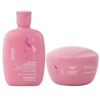 Pachet Hidratant pentru Par Uscat - Alfaparf Milano Semi Di Lino Moisture Nutritive: Sampon 250 ml, Masca 200 ml - 1