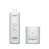 Pachet Hidratant pentru Parul Uscat - Subrina Professional Care Hydro: Sampon 1000 ml, Masca 500 ml - 1