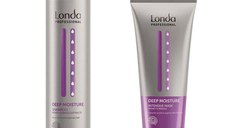 Pachet Intens Hidratant - Londa Professional Deep Moisture: Sampon 250 ml, Masca 200 ml