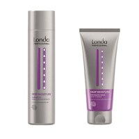Pachet Intens Hidratant - Londa Professional Deep Moisture: Sampon 250 ml, Masca 200 ml - 1
