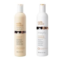 Pachet Nutritiv pentru Par Uscat si Deteriorat - Milk Shake Integrity &amp; Nourishing: Sampon, 300 ml + Balsam, 300 ml - 1