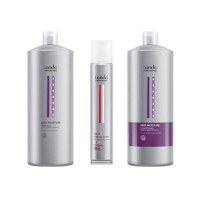 Pachet pentru Hidratare Londa Professional Deep Moisture - Sampon 1000 ml, Balsam 1000 ml, Spray cu Fixare Puternica, 500 ml - 1