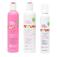 Pachet pentru Ingrijirea Parului Vopsit - Milk Shake Colour Care: Sampon Colour Maintainer, 300 ml + Balsam Colour Maintainer, 300  ml + Balsam Spuma Leave-In, 200 ml - 1