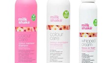 Pachet pentru Ingrijirea Parului Vopsit - Milk Shake Colour Care: Sampon Colour Maintainer, 300 ml + Balsam Colour Maintainer, 300  ml + Balsam Spuma Leave-In, 200 ml