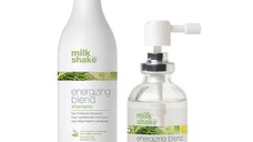 Pachet pentru Par Fin, Subtire si Fragil - Milk Shake Energizing Blend: Sampon Energizing Blend Shampoo, 1000 ml + Tratament Energizing Blend Scalp Treatment, 30 ml