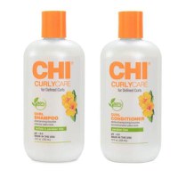 Pachet pentru Par Ondulat - CHI CurlyCare &ndash; Curl: Sampon 355 ml, Balsam 355 ml - 1