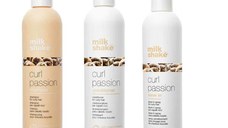 Pachet pentru Par Ondulat si Cret - Milk Shake Curl Passion: Sampon Curl Passion Shampoo, 300 ml + Balsam Curl Passion Conditioner, 300 ml + Spray Curl Passion Leave in, 300 ml