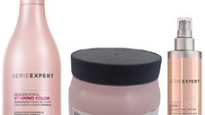 Pachet pentru Par Vopsit - L'Oreal Professionnel Vitamino Color: Sampon 500 ml, Masca 500 ml, Spray 190 ml