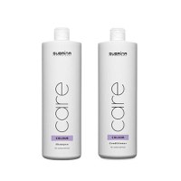 Pachet pentru Par Vopsit - Subrina Professional Colour Care: Sampon 1000 ml, Balsam 1000 ml - 1