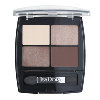 Paleta de Farduri -  Eye Shadow Quartet Isadora 5 g, nuanta 51 Cappuccino - 1