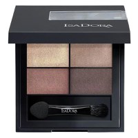 Paleta de Farduri - Eye Shadow Quartet Isadora, nuanta 10 Boho Browns, 4 g - 1
