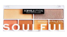Paleta de Farduri - Makeup Revolution Relove Colour Play Soulful Shadow Palette, 1 buc
