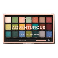 Paleta Farduri, 21 Nuante si 1 Pensula - Profusion Cosmetics Adventurous, 245 g - 1