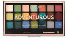Paleta Farduri, 21 Nuante si 1 Pensula - Profusion Cosmetics Adventurous, 245 g