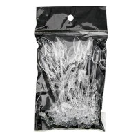 Paletar pentru nuanțe, oval 02, transparentă, 50 buc - 1