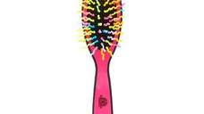 Perie pentru descalcire par cu pini ondulati 7083 - Rainbow/Pink