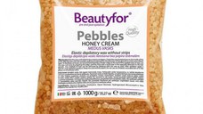 Perle de Ceara Depilatoare - Beautyfor Pebbles Honey Cream, 1 kg