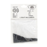 Perlute unghii Global Fashion mix set 1440 buc - Black/Chameleon - 1