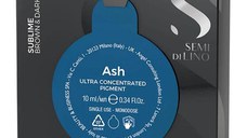 Pigment Ultra Concentrat Cenusiu pentru Par Brunet si Castaniu - Alfaparf Milano Semi di Lino Ash Ultra Concentrated Pigment Sublime Brown & Dark Hair, 10 ml