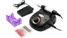 Pilă electrică pentru manichiură și pedichiură 45000 rotații 65W, ZS-603, culoare neagră