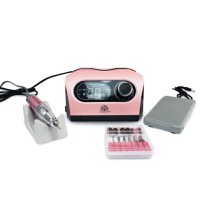 Pila electrica pentru manichiura si pedichiura Global Fashion 50000rpm, 80W, ZS-717- Roz - 1
