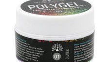 Polygel constructie unghii cu sclipici reflectorizant Disco Polygel 01, 15g