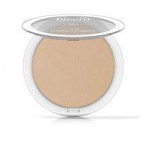 Pudra Compacta Bio - Lavera Satin Powder, nuanta Tanned 03, 9.5 g - 1