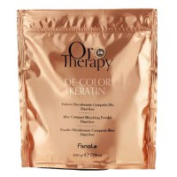 Pudra Decoloranta Compacta Fanola Oro Therapy De-Color Keratin, 500g - 1