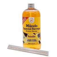 Rezerva Parfum de Camera cu Betisoare Rattan Vanilie Mikado, 500 ml - 1