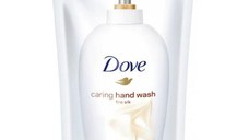 Rezerva Sapun Lichid Delicat - Dove Caring Hand Wash Fine Silk Refil Pack, 500 ml