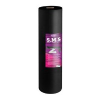 Rola Cearceaf din Material Netesut, Negru - Beautyfor Black Sms Flizelin Couch Roll, 80 cm x 150 m, 1 buc - 1