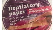 Rola hartie pentru epilare, calitate premium - Beautyfor Depilatory Waxing Paper, Roll, Premium, 85g, 7cm x 100m