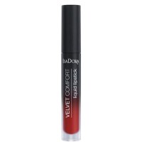Ruj de Buze Lichid - Velvet Comfort Liquid Lipstick Isadora 4 ml, nuanta 66 Ravish Red - 1