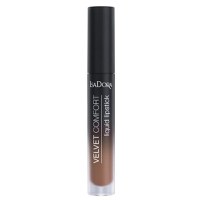 Ruj de Buze Lichid - Velvet Comfort Liquid Lipstick Isadora 4 ml, nuanta 68 Cool Brown - 1