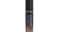 Ruj de Buze Lichid - Velvet Comfort Liquid Lipstick Isadora 4 ml, nuanta 68 Cool Brown
