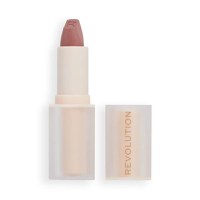 Ruj de Buze Satinat - Makeup Revolution Lip Allure Soft Satin Lipstick, nuanta Brunch Pink Nude, 3.2 g - 1