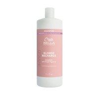 Sampon cu Pigment Violet pentru Neutralizarea Tonurilor de Galben - Wella Professionals Invigo Blonde Recharge, 1000 ml - 1