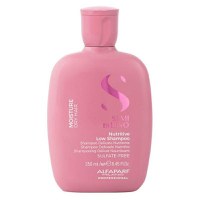 Sampon Hidratant pentru Par Uscat - Alfaparf Milano Semi Di Lino Moisture Nutritive Low Shampoo, 250ml - 1