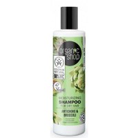Sampon Hidratant pentru Par Uscat cu Brocoli si Anghinare Mosturizing Artichoke &amp; Broccoli Organic Shop, 280 ml - 1