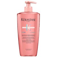 Sampon Hranitor pentru Par Vopsit Mediu si Gros - Kerastase Chroma Absolu Bain Riche Chroma Respect Lactic Acid + Centella Asiatica, 500 ml - 1