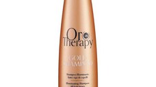 Sampon Iluminator cu Extract de Trandafir, Aur 24K si Protectie UV - Fanola Oro Therapy Gold Shampoo Illuminating All Hair Types, 300 ml